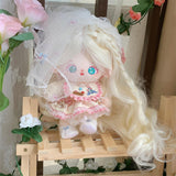 Maxbell Doll Hair Wig Sturdy Soft Dolls Accessories Parts Replacement for 20cm Dolls