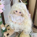 Maxbell Doll Hair Wig Sturdy Soft Dolls Accessories Parts Replacement for 20cm Dolls