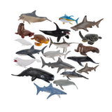 Maxbell 20Pcs Marine Animal Model for Boys Girls for Party Supplies Desktop Birthday