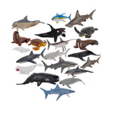 Maxbell 20Pcs Marine Animal Model for Boys Girls for Party Supplies Desktop Birthday