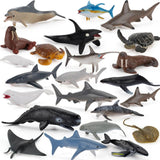 Maxbell 20Pcs Marine Animal Model for Boys Girls for Party Supplies Desktop Birthday