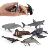 Maxbell 20Pcs Marine Animal Model for Boys Girls for Party Supplies Desktop Birthday