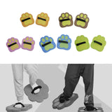 Maxbell Jumping Pedals 1 Pair EVA Lightweight Padfoot Jumping Toy for Outdoor Sports orange