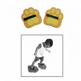 Maxbell Jumping Pedals 1 Pair EVA Lightweight Padfoot Jumping Toy for Outdoor Sports orange