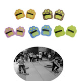 Maxbell Jumping Pedals 1 Pair EVA Lightweight Padfoot Jumping Toy for Outdoor Sports orange