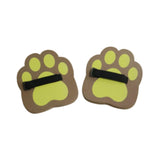 Maxbell Jumping Pedals 1 Pair EVA Lightweight Padfoot Jumping Toy for Outdoor Sports brown