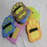 Maxbell Jumping Pedals 1 Pair EVA Lightweight Padfoot Jumping Toy for Outdoor Sports brown