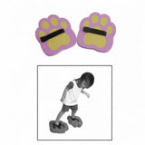 Maxbell Jumping Pedals 1 Pair EVA Lightweight Padfoot Jumping Toy for Outdoor Sports pink