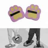 Maxbell Jumping Pedals 1 Pair EVA Lightweight Padfoot Jumping Toy for Outdoor Sports pink