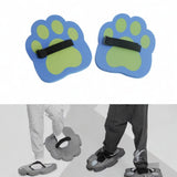 Maxbell Jumping Pedals 1 Pair EVA Lightweight Padfoot Jumping Toy for Outdoor Sports blue