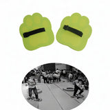 Maxbell Jumping Pedals 1 Pair EVA Lightweight Padfoot Jumping Toy for Outdoor Sports green