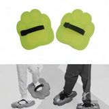 Maxbell Jumping Pedals 1 Pair EVA Lightweight Padfoot Jumping Toy for Outdoor Sports green