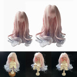 Maxbell Doll Hair Wig Decorative Decor Accessories DIY for Photo Props Girls Present 6 Point