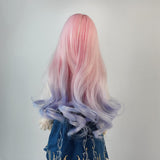 Maxbell Doll Hair Wig Decorative Decor Accessories DIY for Photo Props Girls Present 6 Point