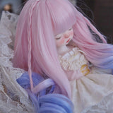 Maxbell Doll Hair Wig Decorative Decor Accessories DIY for Photo Props Girls Present 6 Point