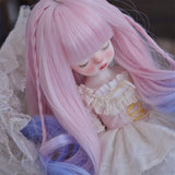 Maxbell Doll Hair Wig Decorative Decor Accessories DIY for Photo Props Girls Present 6 Point
