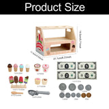 Maxbell Ice Cream Toy Fun Pretend Play Set for Kids Girls Boys Aged 3 to 8 Years Old