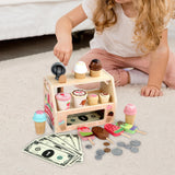 Maxbell Ice Cream Toy Fun Pretend Play Set for Kids Girls Boys Aged 3 to 8 Years Old