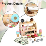 Maxbell Ice Cream Toy Fun Pretend Play Set for Kids Girls Boys Aged 3 to 8 Years Old