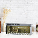 Maxbell Diorama 1/64 Car Garage Model Toy Car Parking Lot LED Lighting Scenery Model