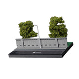 Maxbell 1/64 Vehicle Model Display Case Scene Accessory for Diorama Sand Table Scene