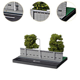 Maxbell 1/64 Vehicle Model Display Case Scene Accessory for Diorama Sand Table Scene