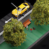 Maxbell 1/64 Vehicle Model Display Case Scene Accessory for Diorama Sand Table Scene