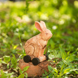 Maxbell Wooden Pull Toy Bunny Fine Motor Skill for Party Supplies Babies Boys Girls