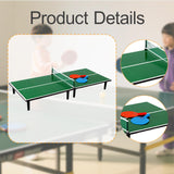 Maxbell Mini Ping Pong Table with Net Birthday Gifts Table Tennis Table for Children