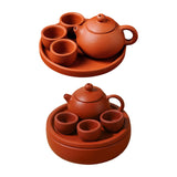 Maxbell Small Zisha Teapot Decoration Handmade Classic Ceremony Accessories Kids Toy 30ml Teapot