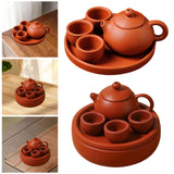 Maxbell Small Zisha Teapot Decoration Handmade Classic Ceremony Accessories Kids Toy 30ml Teapot