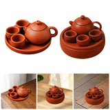 Maxbell Small Zisha Teapot Decoration Handmade Classic Ceremony Accessories Kids Toy 30ml Teapot