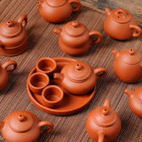 Maxbell Small Zisha Teapot Decoration Handmade Classic Ceremony Accessories Kids Toy 30ml Teapot