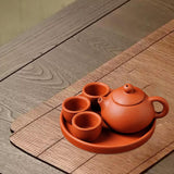 Maxbell Small Zisha Teapot Decoration Handmade Classic Ceremony Accessories Kids Toy 30ml Teapot