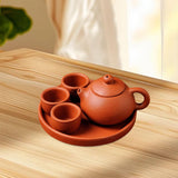 Maxbell Small Zisha Teapot Decoration Handmade Classic Ceremony Accessories Kids Toy 30ml Teapot