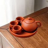 Maxbell Small Zisha Teapot Decoration Handmade Classic Ceremony Accessories Kids Toy 30ml Teapot