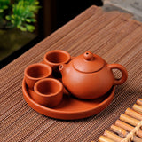 Maxbell Small Zisha Teapot Decoration Handmade Classic Ceremony Accessories Kids Toy 30ml Teapot