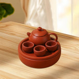 Maxbell Small Zisha Teapot Decoration Handmade Classic Ceremony Accessories Kids Toy 20ml Teapot