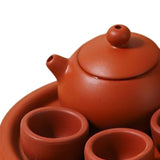 Maxbell Small Zisha Teapot Decoration Handmade Classic Ceremony Accessories Kids Toy 20ml Teapot