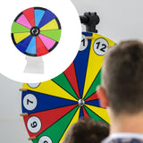 Maxbell Tabletop Roulette Wheel 20cm Acrylic Rotating Wheel for Trades Show Pub Party