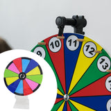 Maxbell Tabletop Roulette Wheel 20cm Acrylic Rotating Wheel for Trades Show Pub Party