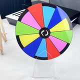 Maxbell Tabletop Roulette Wheel 20cm Acrylic Rotating Wheel for Trades Show Pub Party