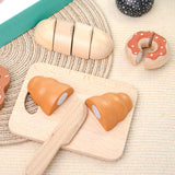 Maxbell Kids Wooden Cutting Play Foods Toy Kitchen Toy for Boys Girls Kids Preschool