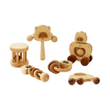 Maxbell 6 Pieces Wooden Baby Toys Kids Musical Toys for Kids Newborns Birthday Gifts