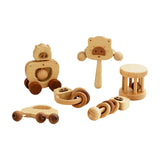 Maxbell 6 Pieces Wooden Baby Toys Kids Musical Toys for Kids Newborns Birthday Gifts