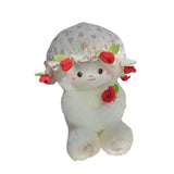 Maxbell Sheep Plush Toy Figure Supplies Ornament for Party Childrens Day Collectible Red