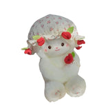 Maxbell Sheep Plush Toy Figure Supplies Ornament for Party Childrens Day Collectible Red
