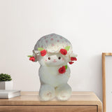 Maxbell Sheep Plush Toy Figure Supplies Ornament for Party Childrens Day Collectible Red