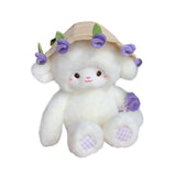 Maxbell Sheep Plush Toy Figure Supplies Ornament for Party Childrens Day Collectible Purple