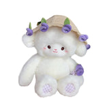 Maxbell Sheep Plush Toy Figure Supplies Ornament for Party Childrens Day Collectible Purple